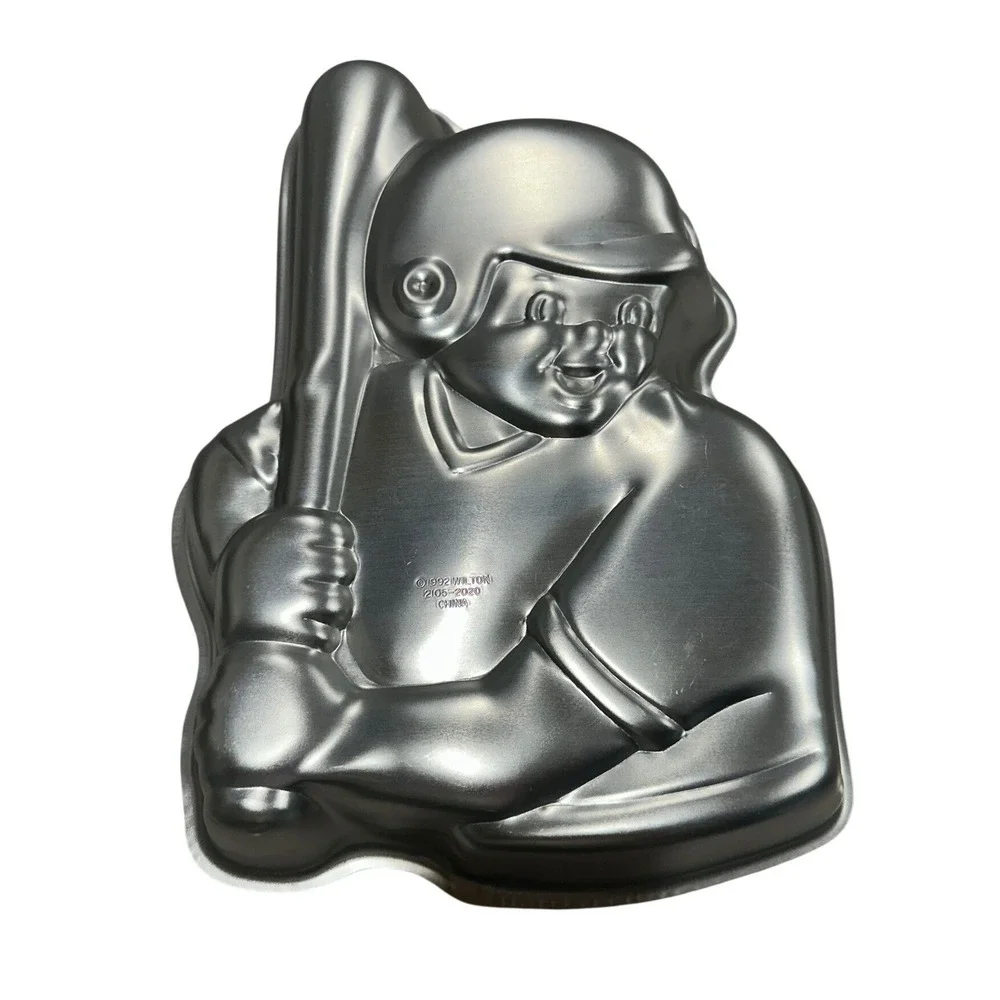 Vintage Wilton Home Run Hitter Baseball Player Cake Pan 1992 2105-2020